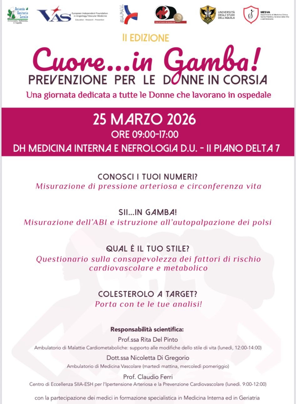 Cuore… in gamba! Prevenzione per le donne in corsia